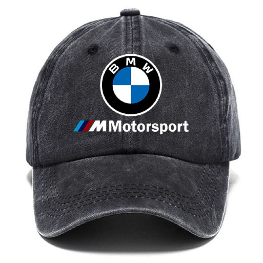 

Racing Car Unisex Washed Cotton Sun Hat Vintage Print Casual Cap