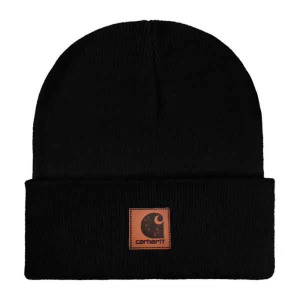 Unisex Daily Wear Vintage Knitted Rolled Cuff Workwear Hip-Hop Beanie - Dozenlive.com 