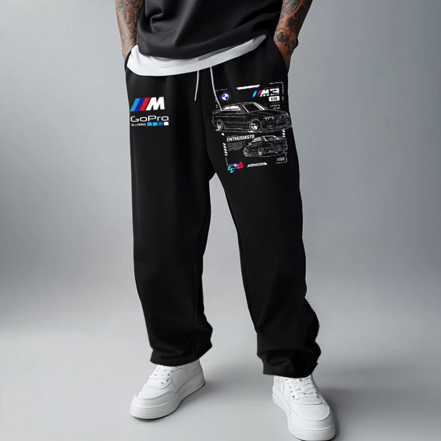 

Men's Vintage Racing Gopro Outdoor Sweatpants