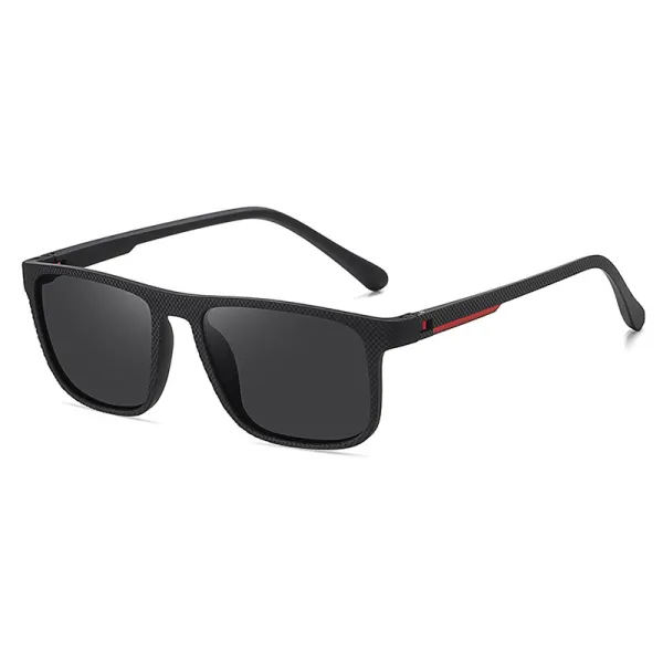 Men's Retro Beach Surf Trend Square Frame Sunshade Anti-UV Sports Polarized Sunglasses - Rabclub.com 