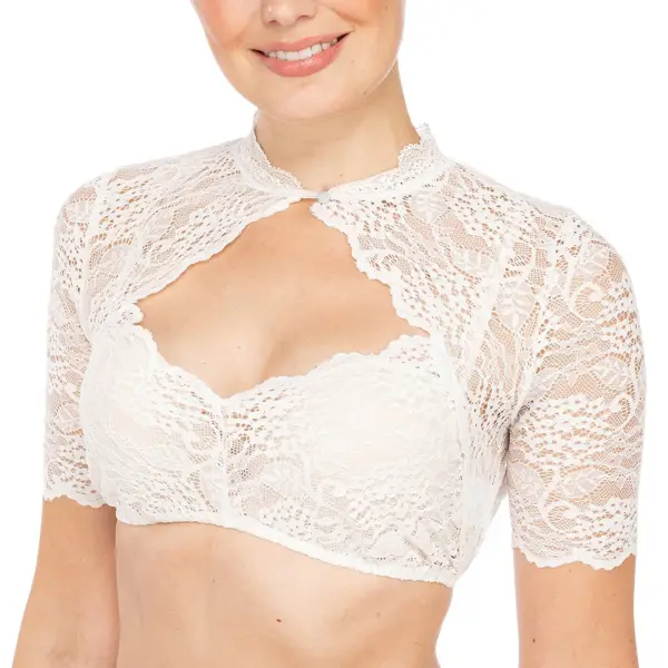 Oktoberfest Lace Dirndlbluse Spitze Tops - Cotosen.com 