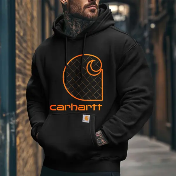 Men's Vintage Outdoor Print Hoodie Streetwear - Trisunshine.com 