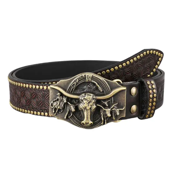 Men's Vintage Western Cowboy Belts - Cotosen.com 