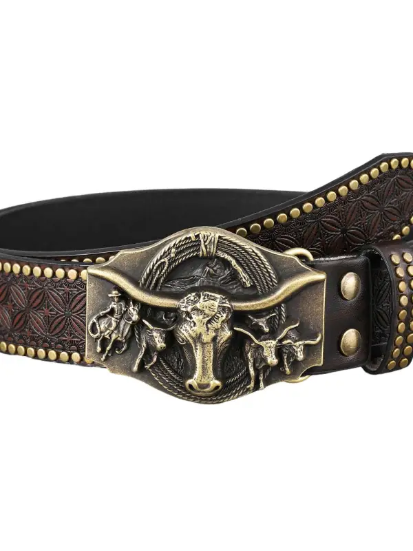 Men's Vintage Western Cowboy Belts - Menwyx.com 