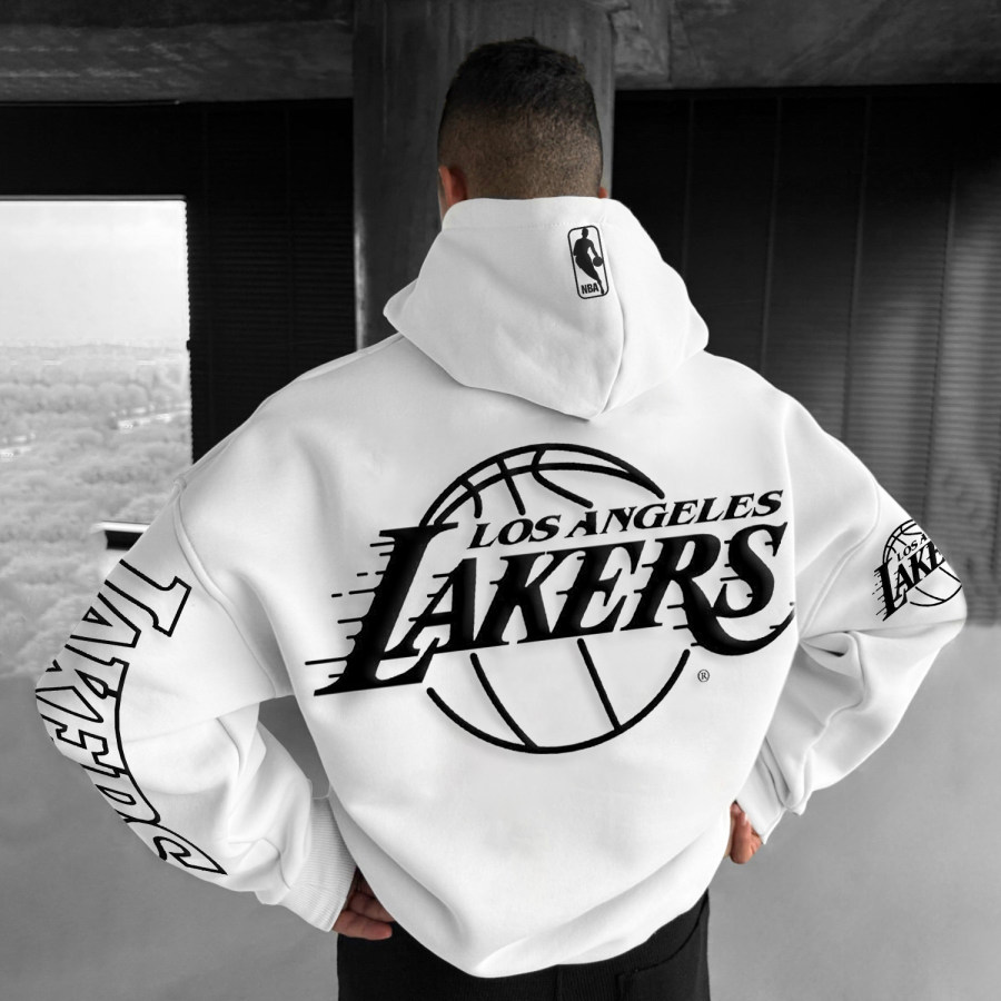 

Casual Basketball Letter Print Hoodie