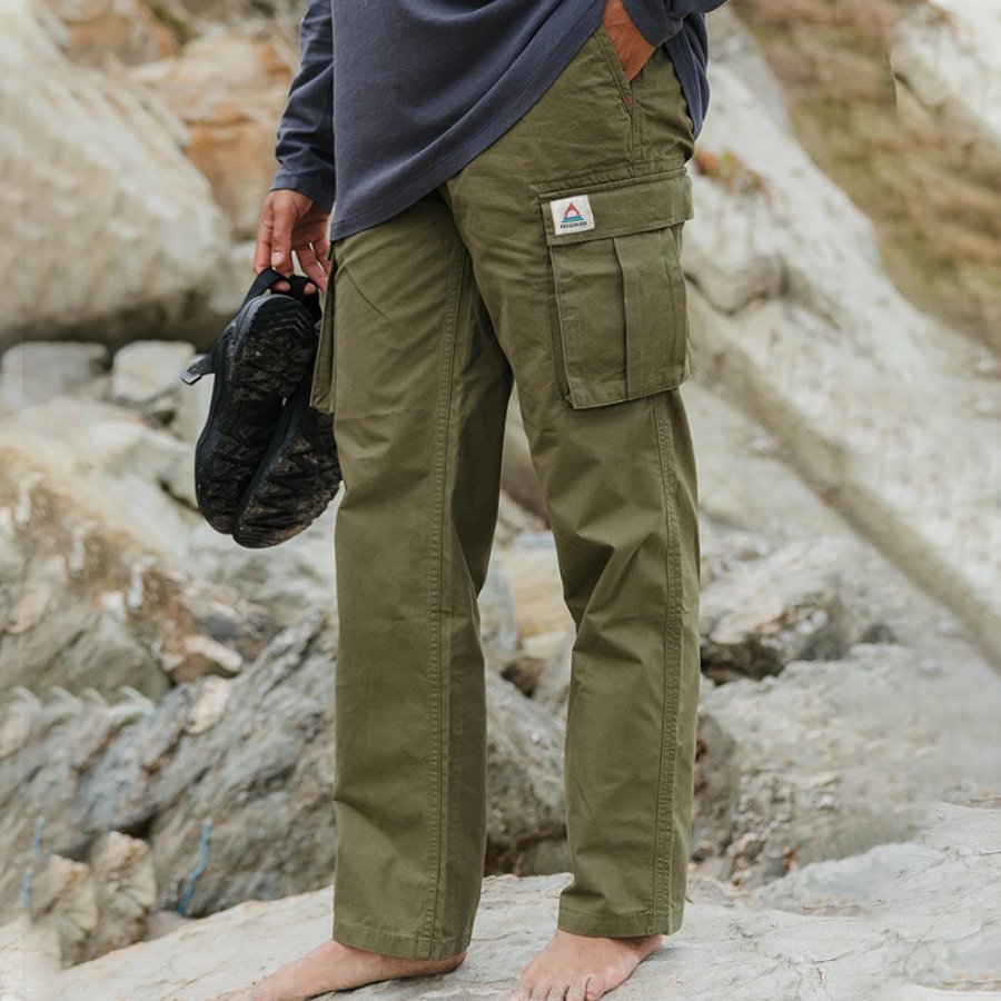 

Men's Vintage Multi-pocket Cargo Pants Trousers