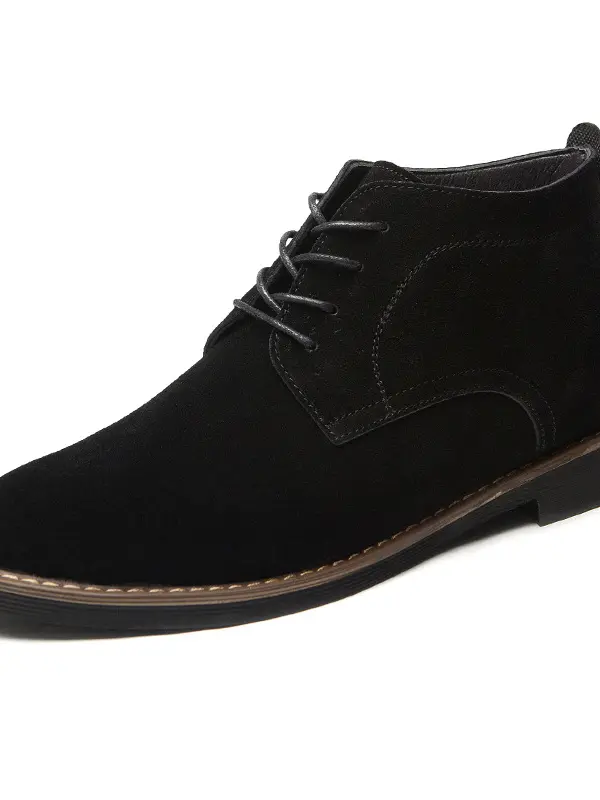 Men's Suede British Style High-top Martin Boots - Wantbright.com 