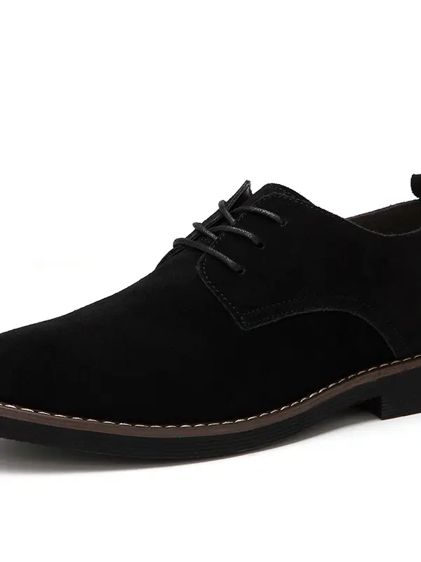 Men's Suede British Style Low Top Martin Boots - Pragmaace.com 