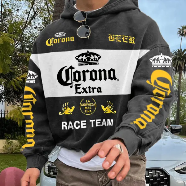 Motorcycle Mountain Bike Off-road Racing Vintage Beer Black Hoodies - Trisunshine.com 