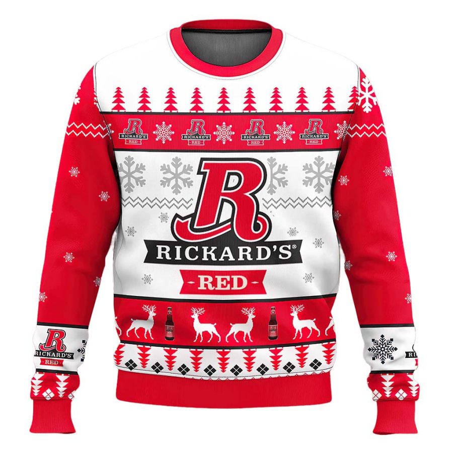 

Men's Vintage Beer 3D Print Crew Neck Christmas Ugly Sweatshirt