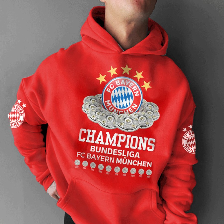 

Unisex Jersey Oktoberfest 2024 Football Racing Print Red Oversized Hoodie