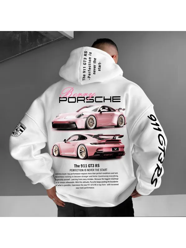 Übergroßer Sportwagen 911 GT3RS Hoodie - Ootdmw.com 