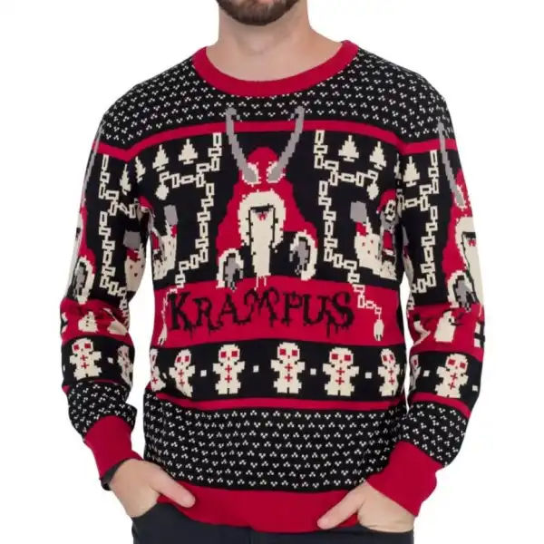 Unisex Print Crew Neck Ugly Christmas Sweatshirt - Wayrates.com 