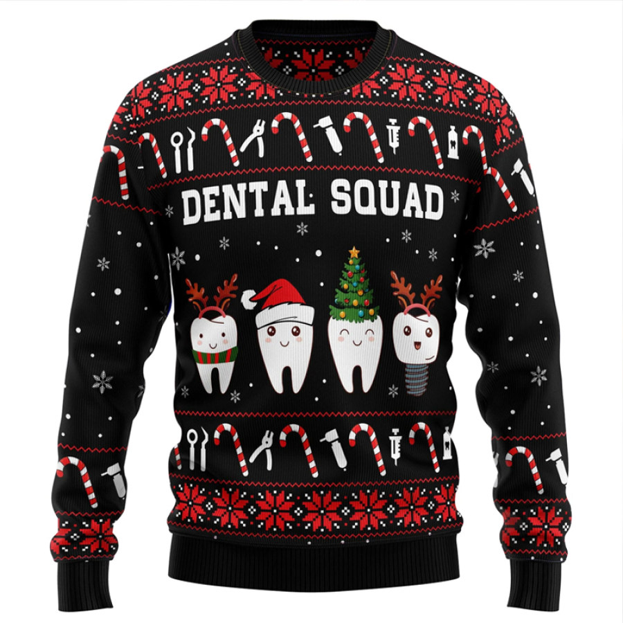 

Dental Squad Ugly Christmas Sweatshirt