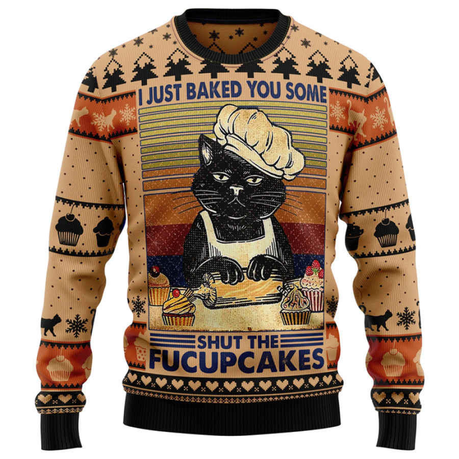 

Shut The Fucupcakes Christmas 3D Ugl Sweatshirt