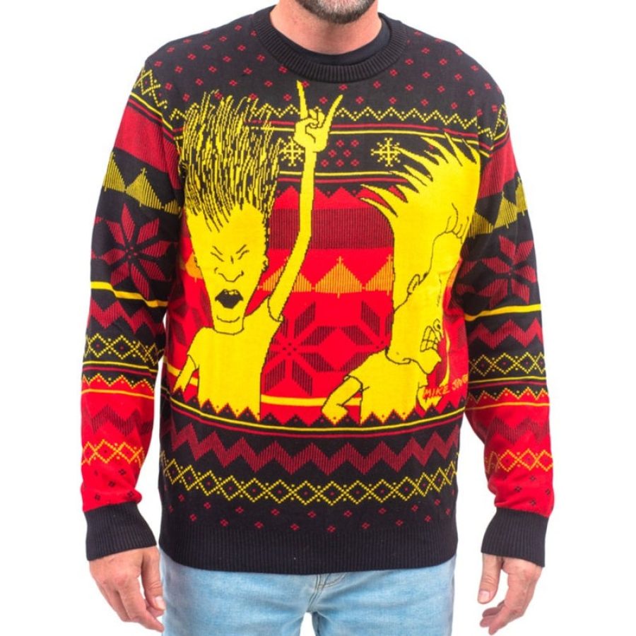 

Unisex A Christmas Story Print Crew Neck Ugly Christmas Sweatshirt