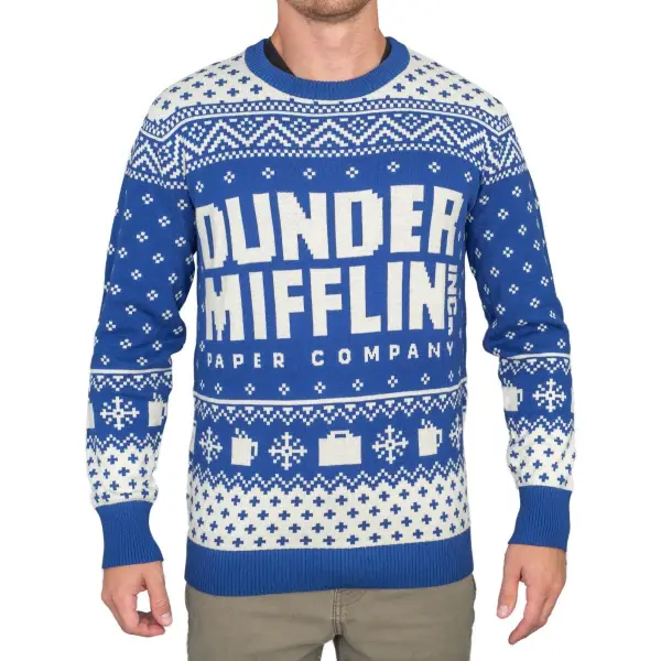 Unisex A Christmas Story Print Crew Neck Ugly Christmas Sweatshirt - Wayrates.com 