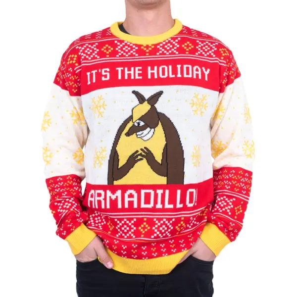 Unisex A Christmas Story Print Crew Neck Ugly Christmas Sweatshirt - Wayrates.com 