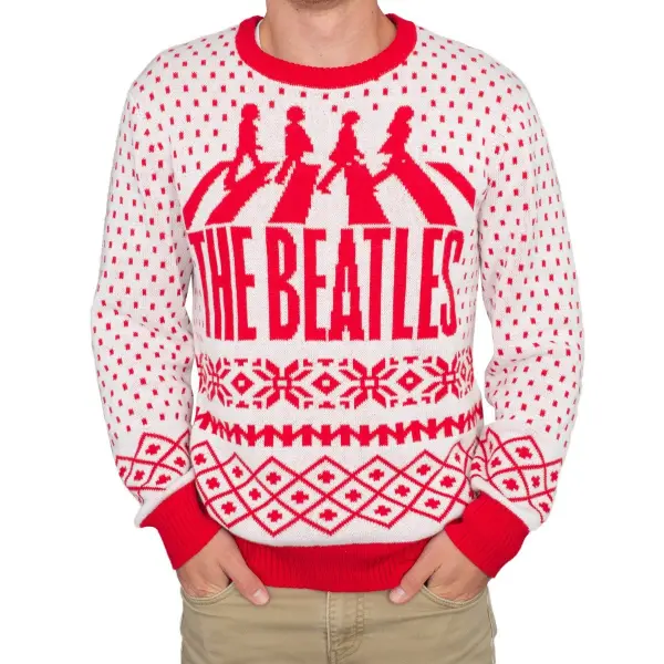 Unisex A Christmas Story Print Crew Neck Ugly Christmas Sweatshirt - Wayrates.com 