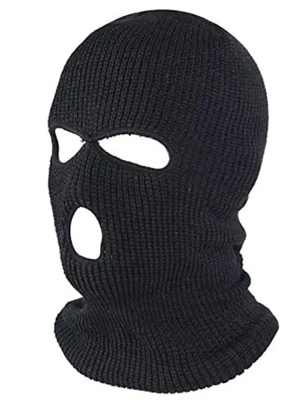 3 Hole Full Face Ski Mask Winter Cap Balaclava Hood Beanie Warm Tactical Hat - Menbarn.com 