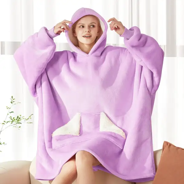 Oversized Fleece Hoodie Blanket - Cotosen.com 