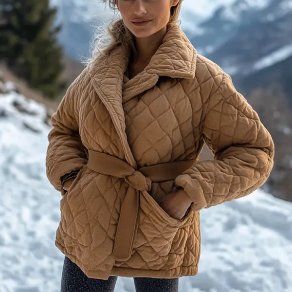 Women's Outdoor Mesh Cotton Clothing Multi Pocket Zipper Jacket - Wayrates.com 
