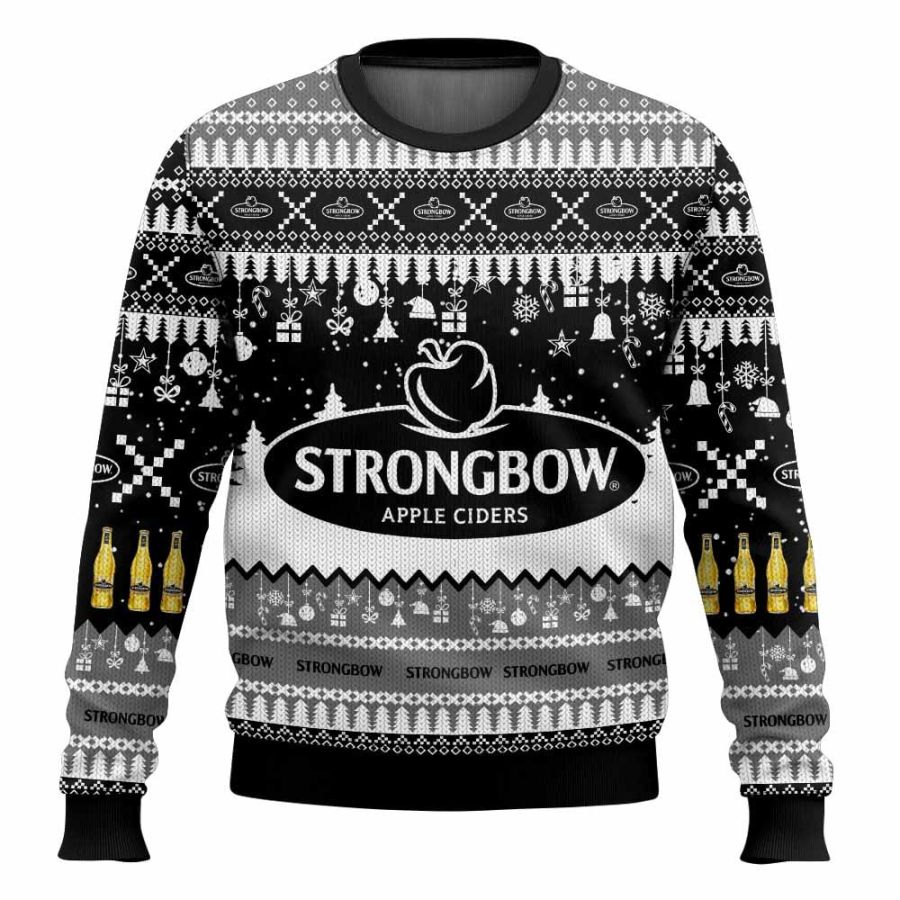 

Unisex Vintage United Kingdom Drinking Print Crew Neck Ugly Christmas Sweatshirt