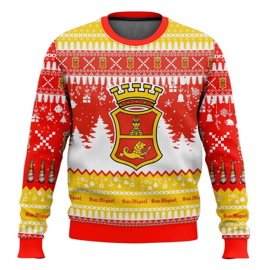 

Unisex Vintage United Kingdom Drinking Print Crew Neck Ugly Christmas Sweatshirt