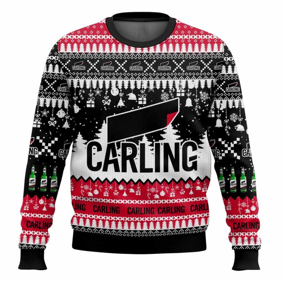 

Unisex Vintage United Kingdom Drinking Print Crew Neck Ugly Christmas Sweatshirt