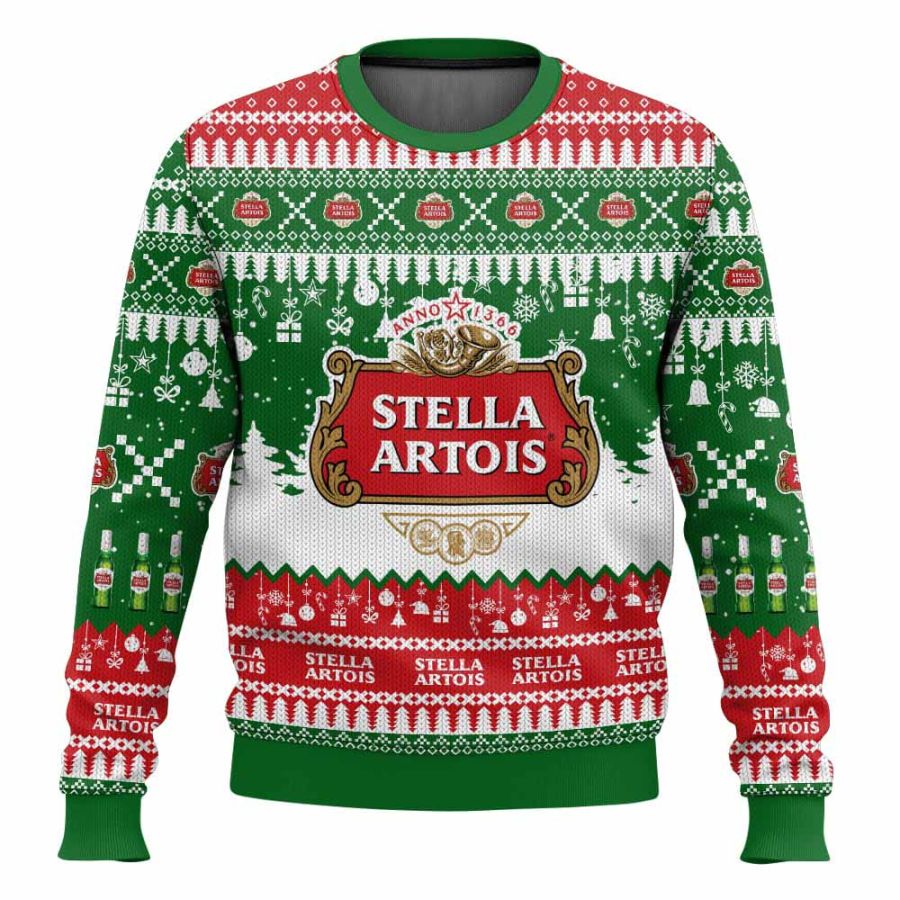 

Unisex Vintage United Kingdom Drinking Print Crew Neck Ugly Christmas Sweatshirt
