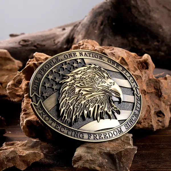 Western Cowboy American Flag Eagle Head Belt Buckle Only $15.99 - Cotosen.com 