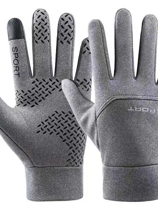 Thickened Outdoor Sports Windproof Fleece Gloves - Pragmaace.com 