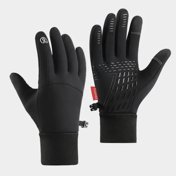 Skiing Outdoor Sports With Velvet Waterproof And Cold Resistant Gloves - Wayrates.com 
