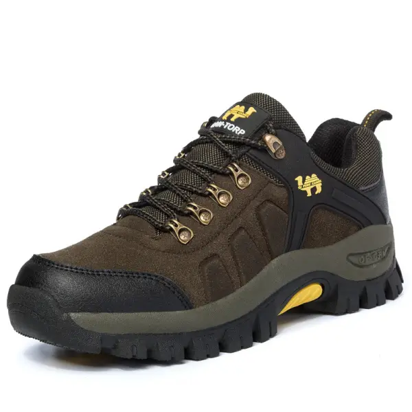 Outdoor Mountaineering Hiking Anti Slip Waterproof Wear-resistant Casual Shoes Only $55.99 - Cotosen.com 