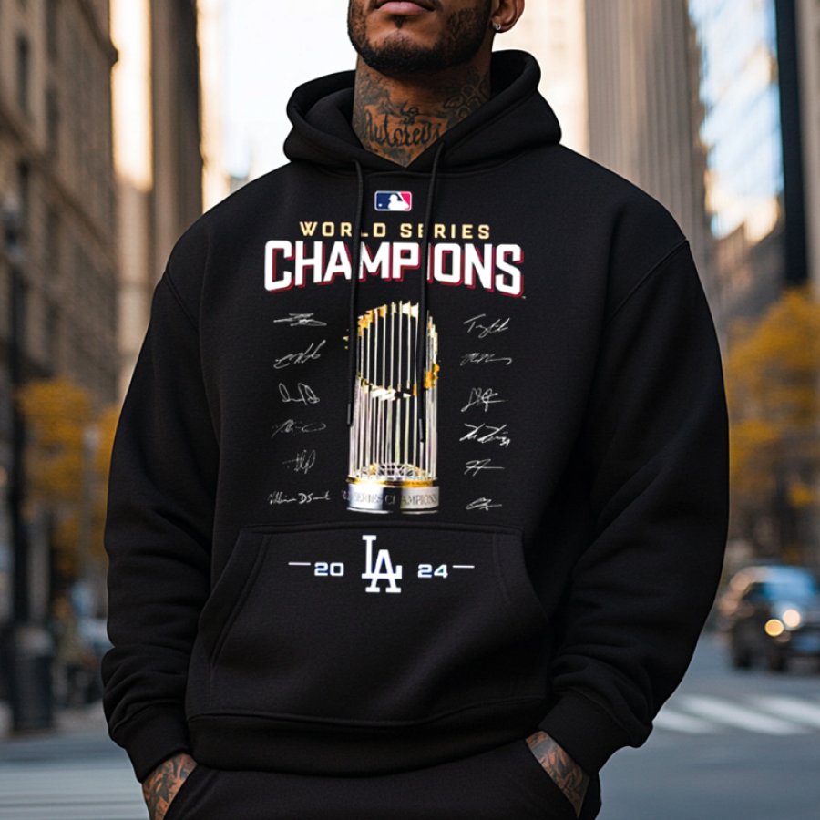 

Los Angeles Dodgers Royal 2024 World Champion Hoodie