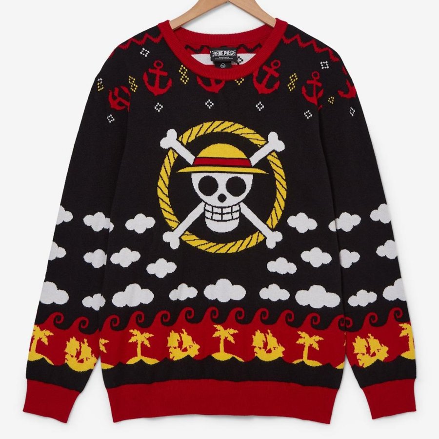 

Unisex One Piece Print Crew Neck Ugly Christmas Sweatshirt