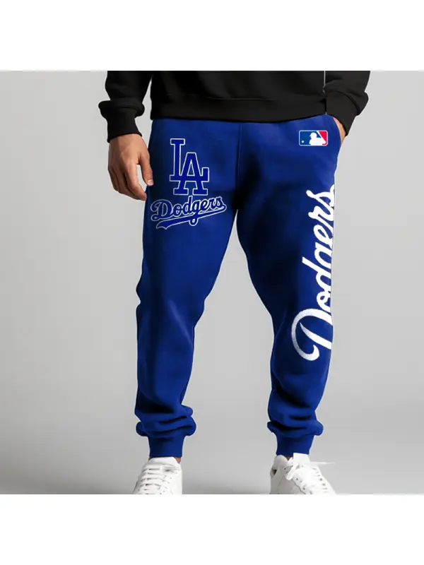 Men's Los Angeles Dodgers Royal 2024 World Sports Leisure Sweatpants - Aptkoi.com 