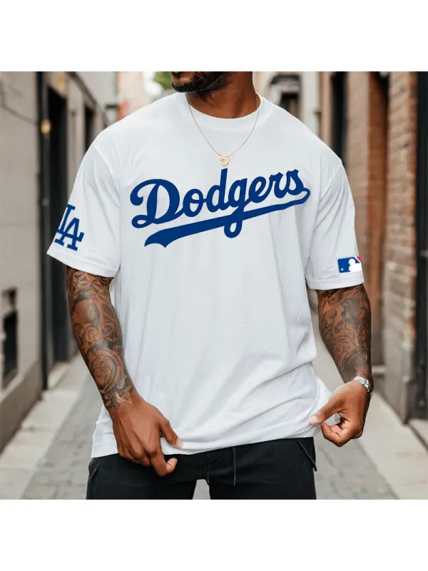 Men's Los Angeles Dodgers Royal T-shirt - Ootdmw.com 