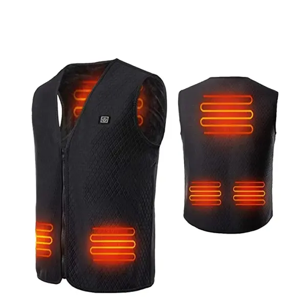 USB Rechargeable Warm Electrically Heated Vest Outdoor Hiking For Men And Women Hunting Camping Skiing Riding - Wayrates.com 