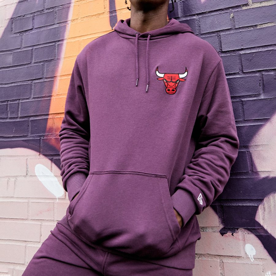 

Men's Vintage Loose Outdoor Basketball Racing Bulls Print Hoodie Streetwear