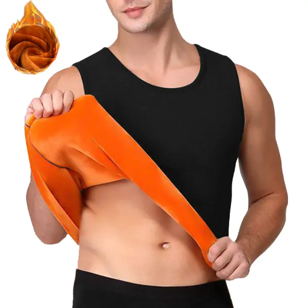 Men's Base Slim Underwear Fleece Warm Vest - Upgradecool.com 