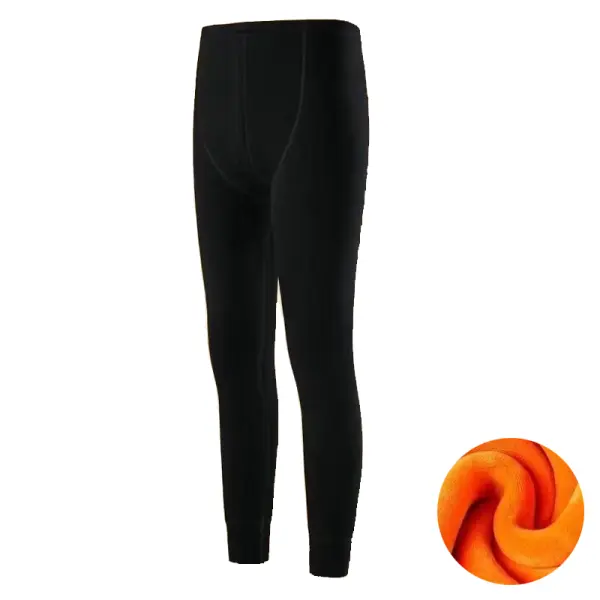 Men's Middle-aged And Elderly Warm Underwear With Thickened Fleece - Trisunshine.com 