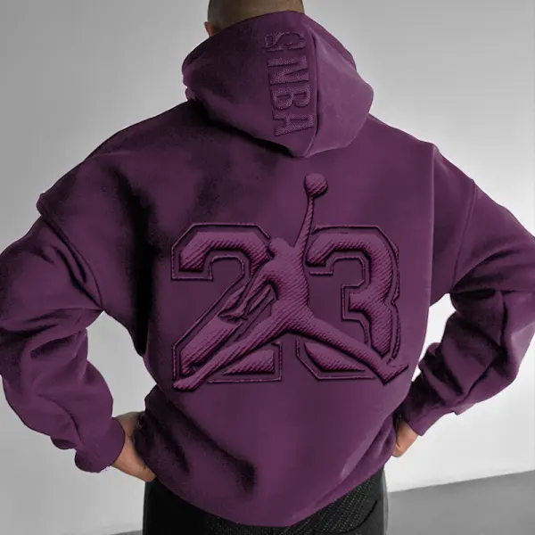 Unisex Jumpman Foam Print Printed Casual Hoodie - Cotosen.com 