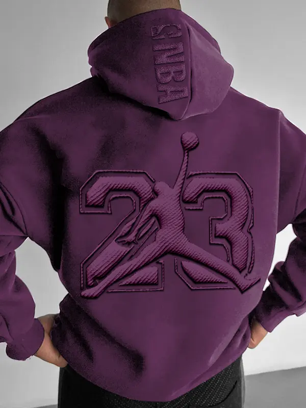 Unisex Jumpman Foam Print Printed Casual Hoodie - Pragmaace.com 