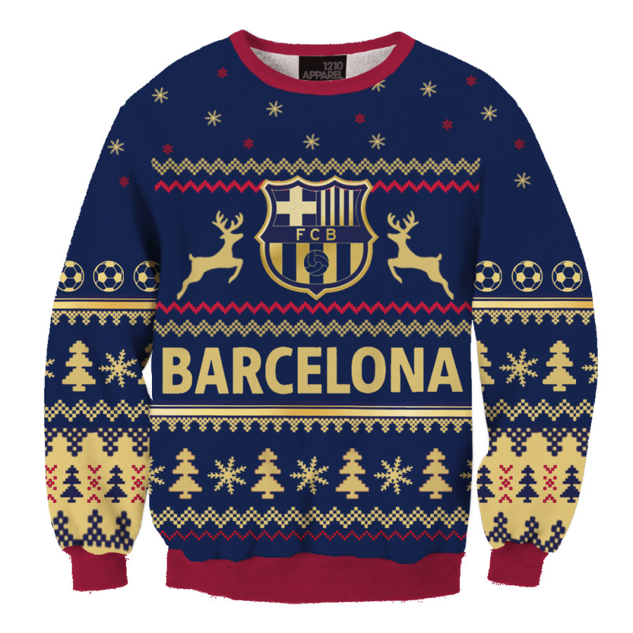 

Unisex Soccer Casual Christmas Ugly Sweatshirt