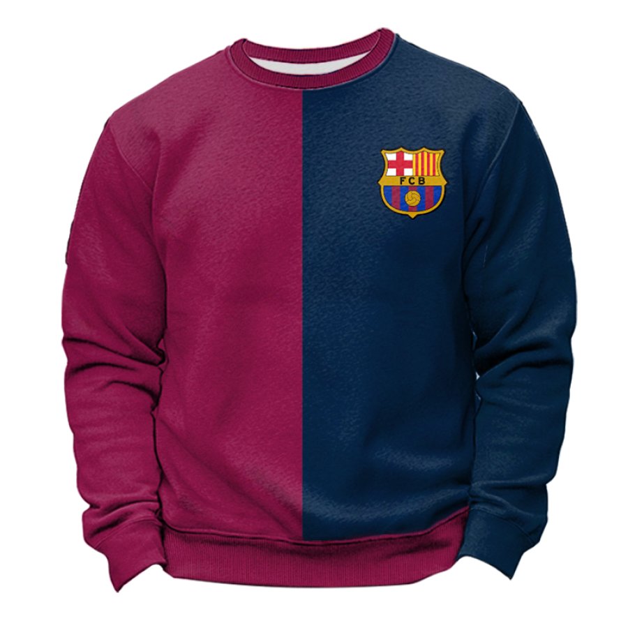 

FC Barcelona Club Football Wine Red Sweatshirts