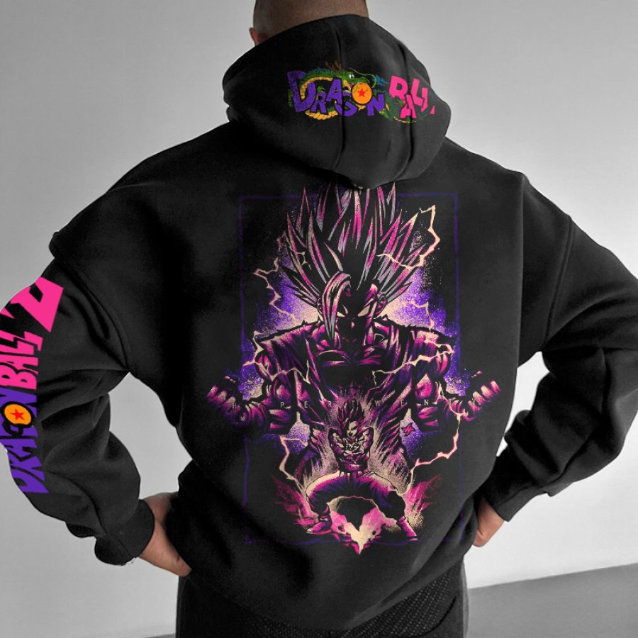 

Unisex Anime Print Oversize Hoodie