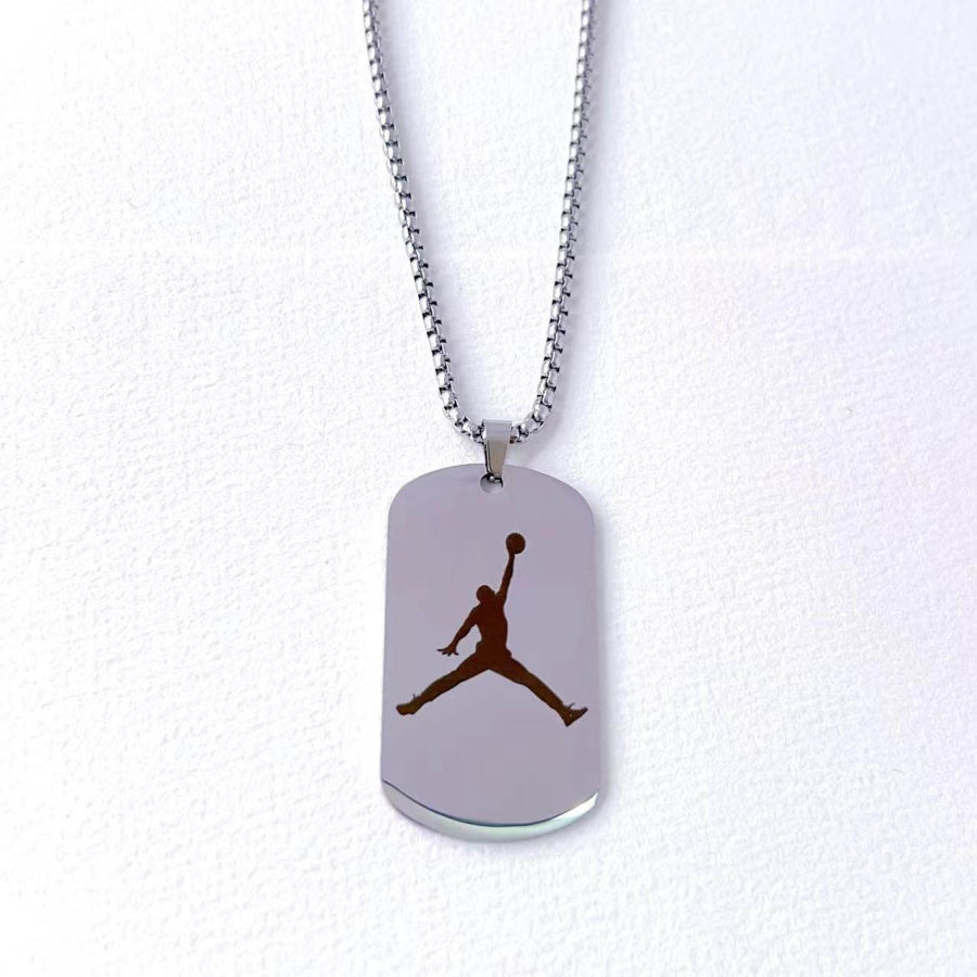 

Basketball Hip-hop Fashion Trend Titanium Steel Necklace