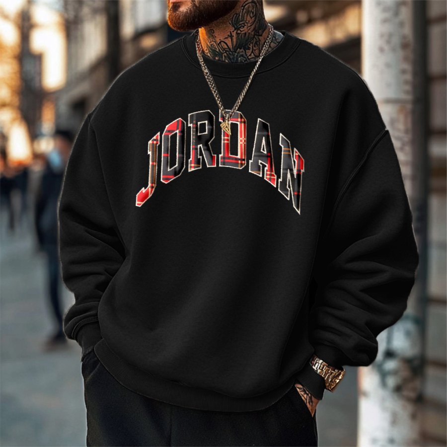 

Unisex Jumpman Foam Printed Casual Sweatshirt