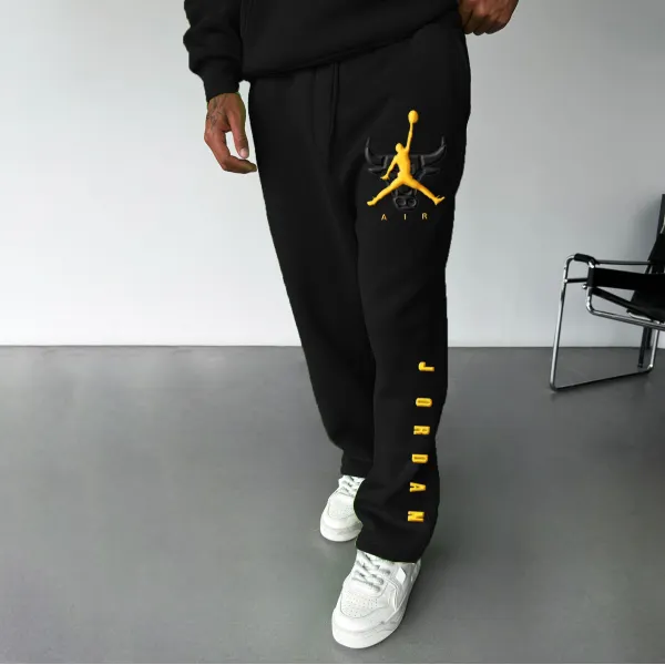 Unisex Basketball Jump Man Sweatpants - Spiretime.com 